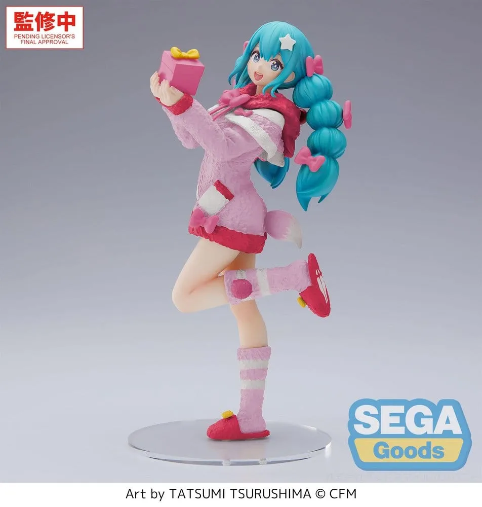 Hatsune Miku High Premium Figure PVC Figure Mokomoko Christmas Ver. 21 cm